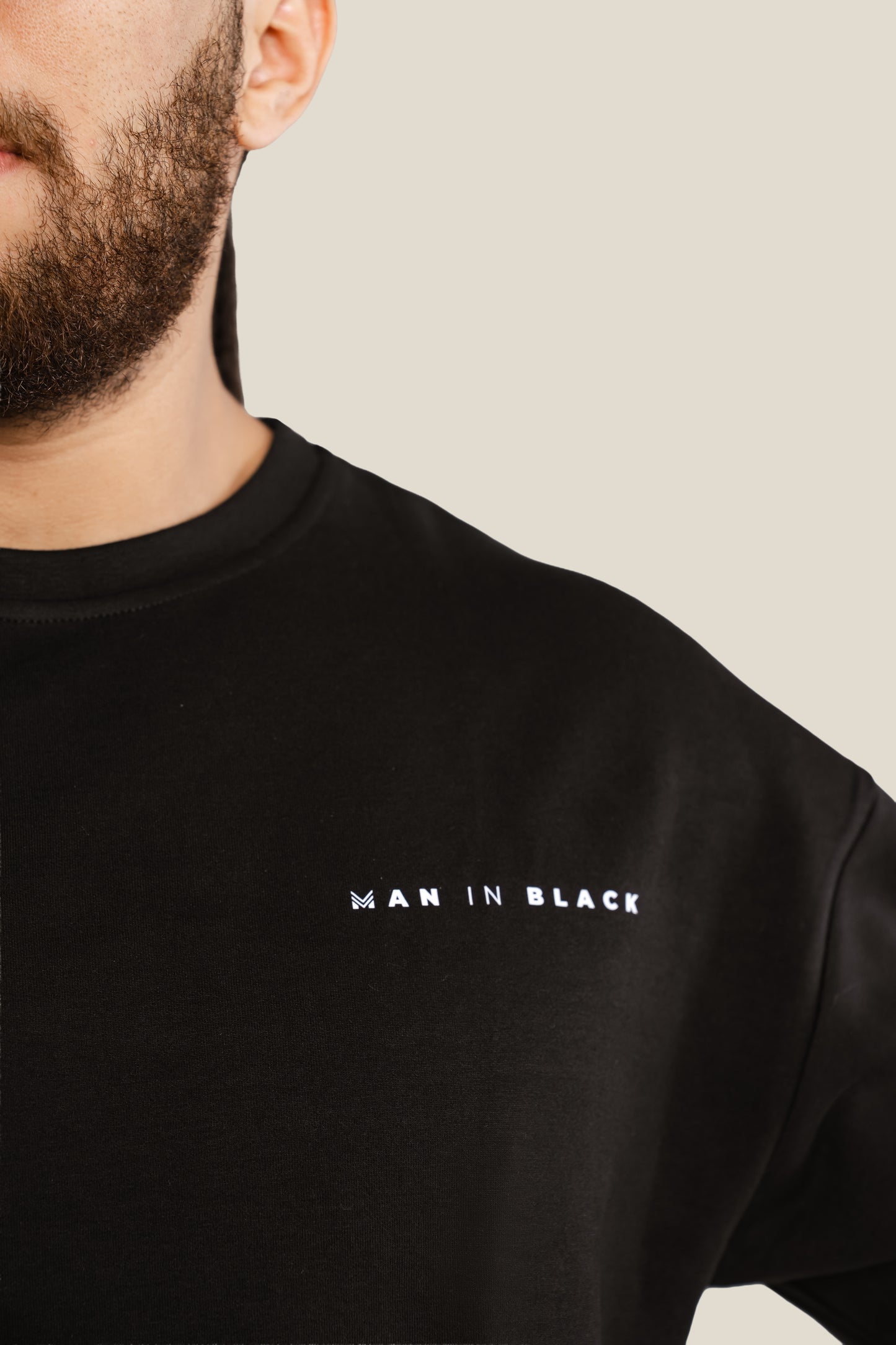 Oversize Signature Black Shirt