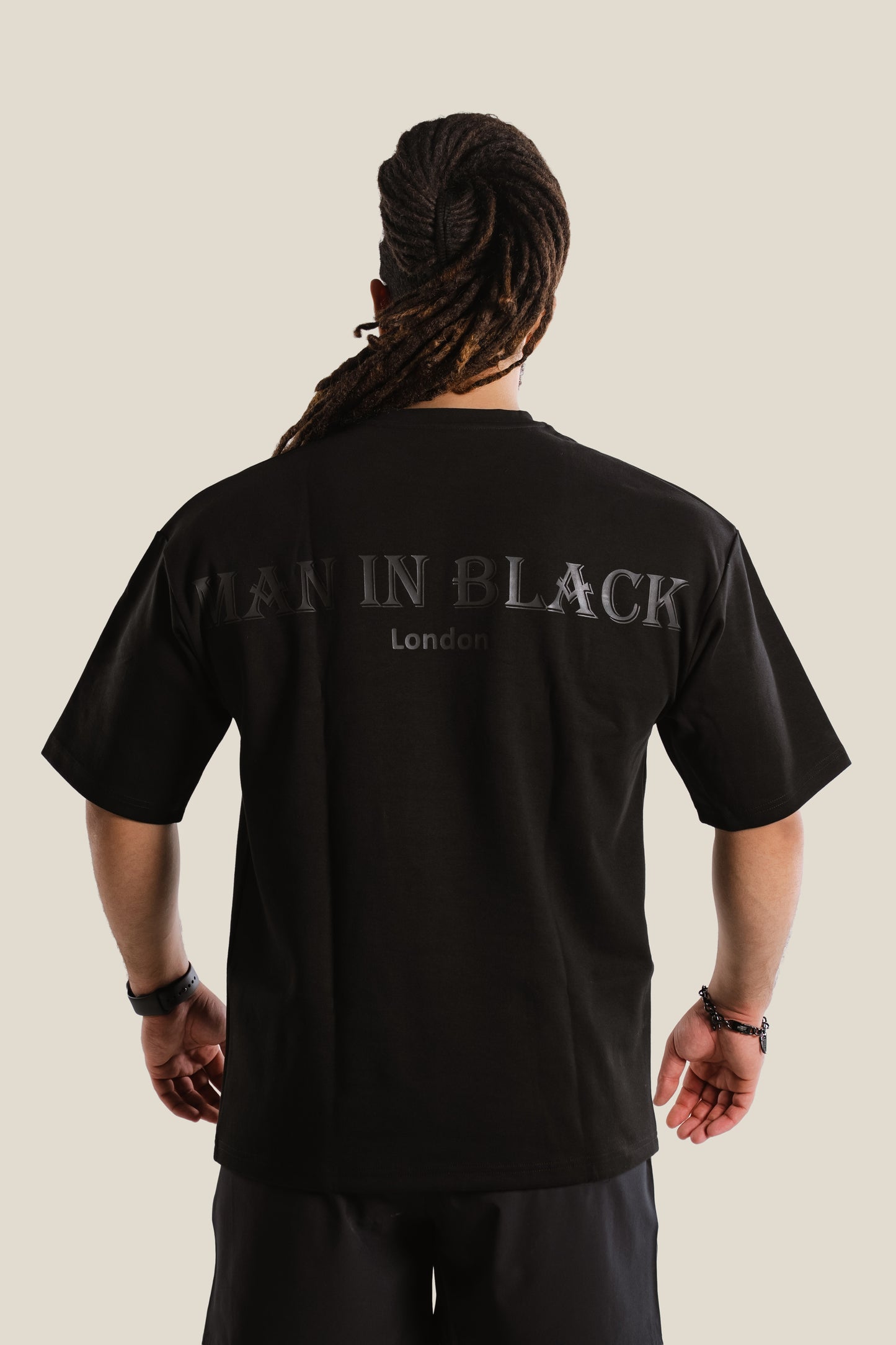 Oversize Signature Black Shirt