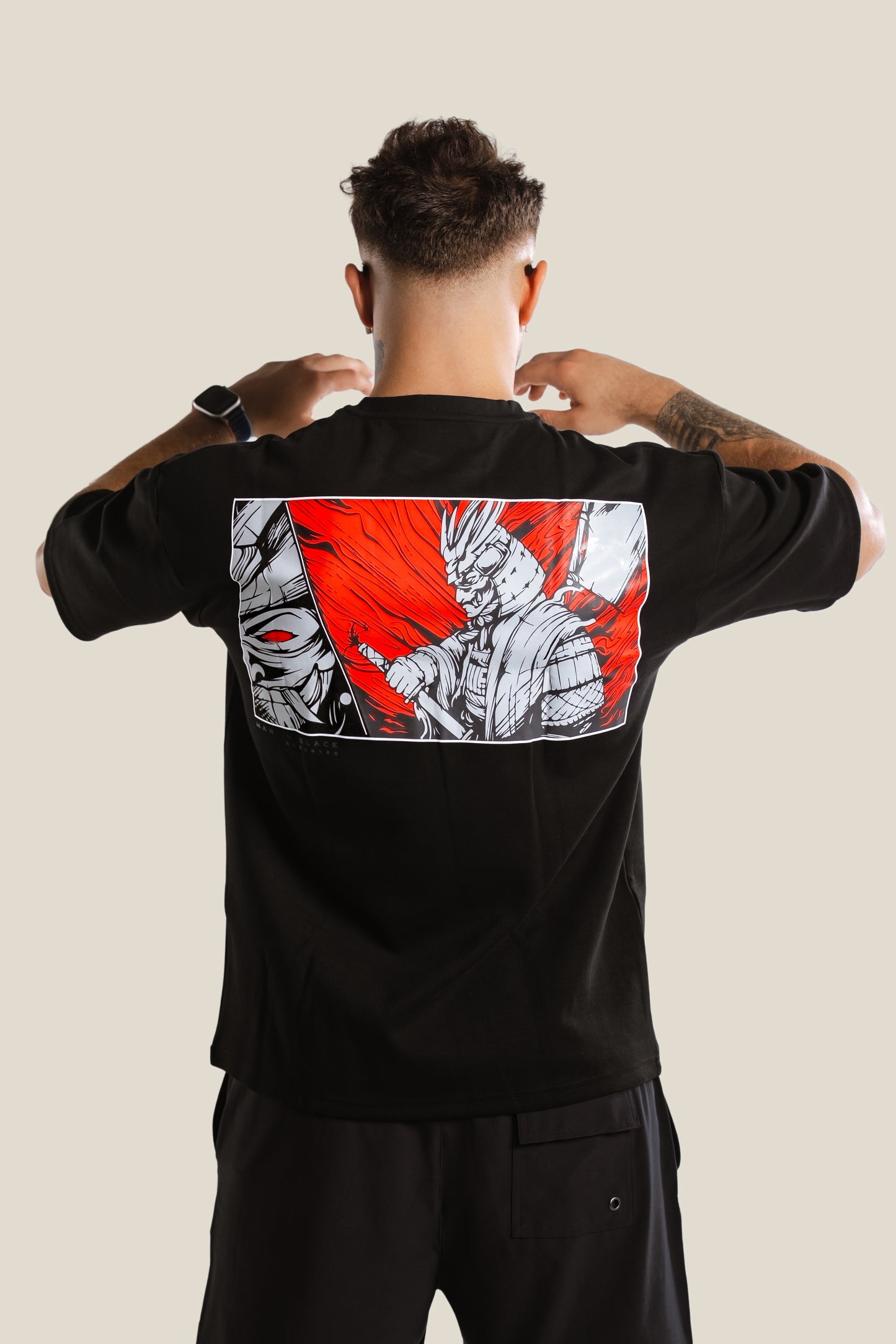 Black Oversize The Last Fight T-Shirt