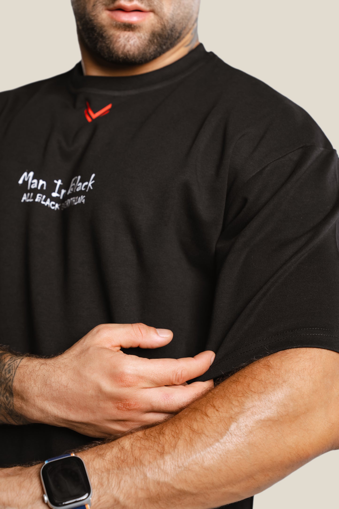 Black Oversize The Last Fight T-Shirt