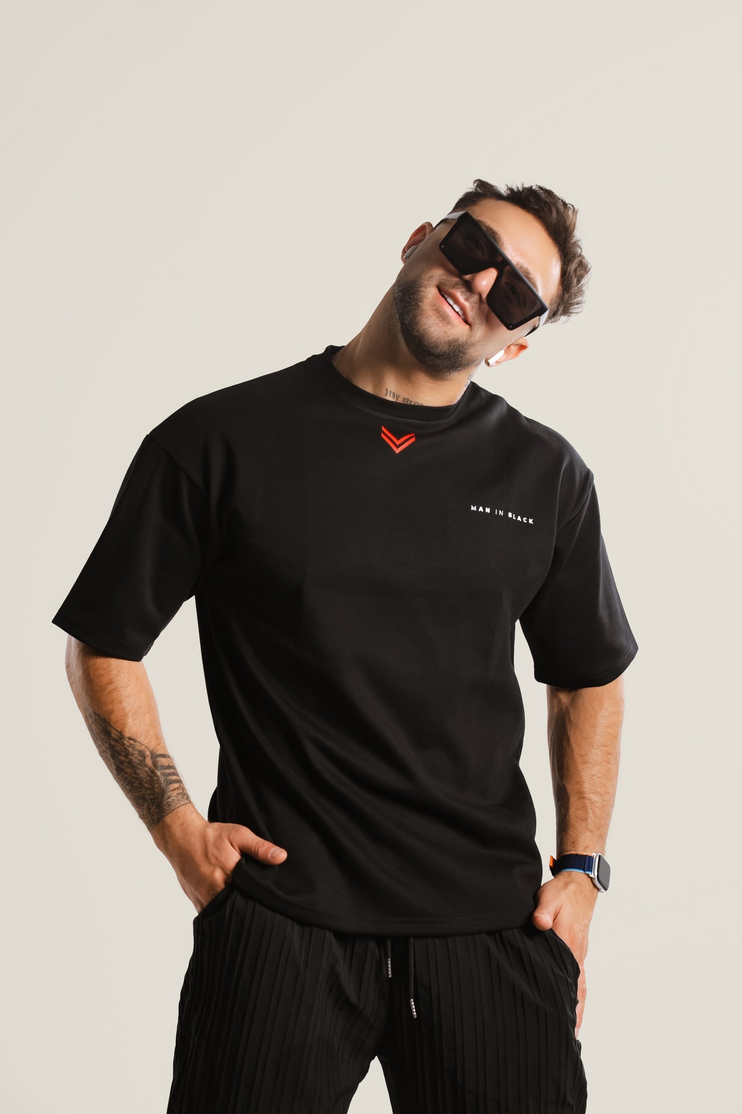 Black Oversize TOKYO Style t-shirt